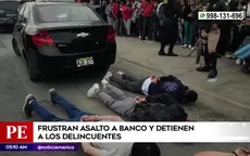 Puente Piedra: Frustran asalto a banco y detienen a los delincuentes - Noticias de asalto