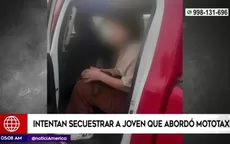 Puente Piedra: Intentan secuestrar a joven que abordó mototaxi - Noticias de secuestro