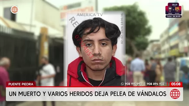 Un joven muerto y ocho heridos tras violento ataque de pandilleros en Puente Piedra. Foto: América Noticias