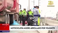 Su cuerpo quedó tendido en uno de los carriles del kilómetro 24 de la Panamericana Norte