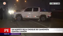 Accidente de tránsito en Puente Piedra. Foto y video: América Noticias