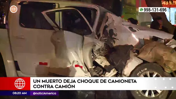 Accidente de tránsito en Puente Piedra. Foto: América Noticias