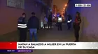 Puente Piedra: Mujer fue baleada en la puerta de su casa