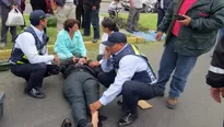 La mujer quedó con la pierna izquierda destrozada. Foto: Referencial/archivo El Comercio