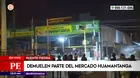 Puente Piedra: Municipalidad de Lima demuele parte del mercado Huamantanga