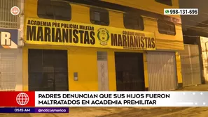 Denuncian maltrato en academia premilitar en Puente Piedra. Foto y video: América Noticias