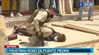 Puente Piedra: Policía frustró robo en maderera y capturó a delincuente extranjero