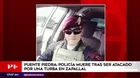 Puente Piedra: un policía fue asesinado por una turba en Zapallal
