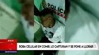 Puente Piedra: Roba celular en combi, lo capturan y se pone a llorar