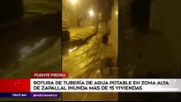 Aniego en Puente Piedra. América Noticias