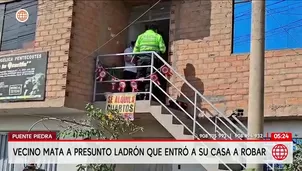 Propietario balea a presunto ladrón que ingresó a su casa en Puente Piedra. Foto y video: América Noticias