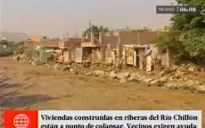 Puente Piedra: viviendas junto al río Chillón están a punto de colapsar - Noticias de rio-chillon