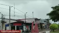 Las calles llenas de charco dificultaron el tránsito de personas y vehículos. Este temporal preocupa a la población. / Video: América Noticias