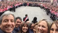 Ministro publicó el 'selfie' pocas días después