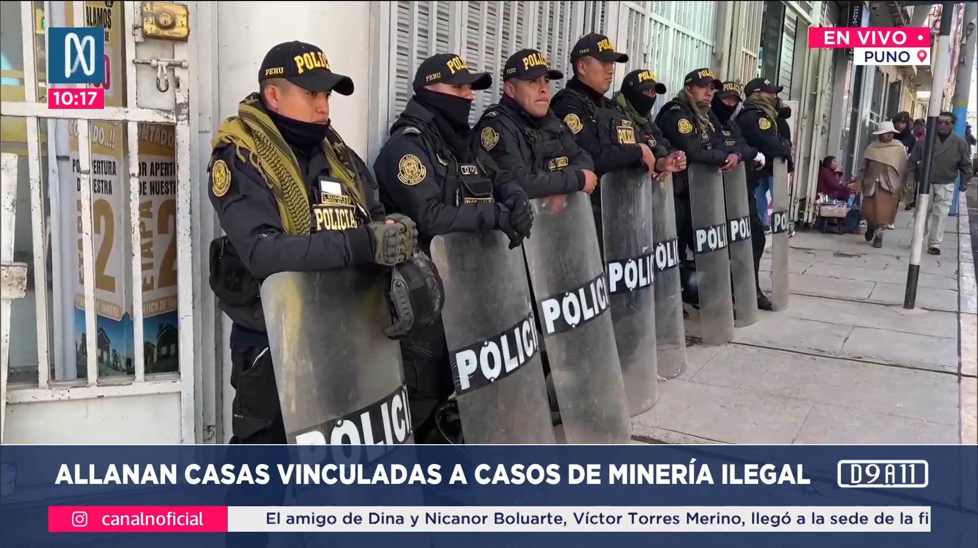 Puno: Allanan casas vinculadas a casos de minería ilegal