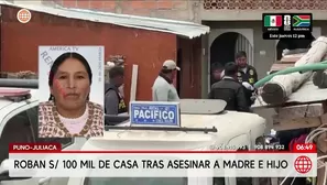 Puno: Asalto en Juliaca deja dos muertos y un herido. Foto y video: América Noticias