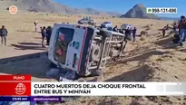 Accidente de tránsito en Puno. Foto y video: América Noticias