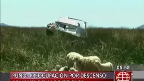  La ausencia de lluvias habría causado el descenso de agua del Lago Titicaca