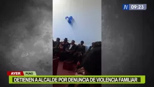 Detenido alcalde en Puno. Video: Canal N