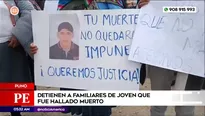 Joven fue hallado muerto en Puno. Foto y video: América Noticias