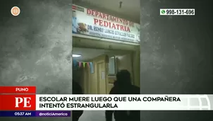 Muerte de escolar en Puno. Foto y video: América Noticias