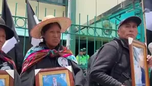 Familiares de personas fallecidas reclamaron por justicia a las autoridades policiales. / Video: Canal N