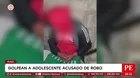 Puno: Golpean a adolescente acusado de robo en Juliaca