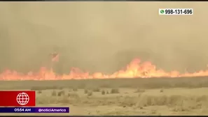 Incendio en Puno. América Noticias