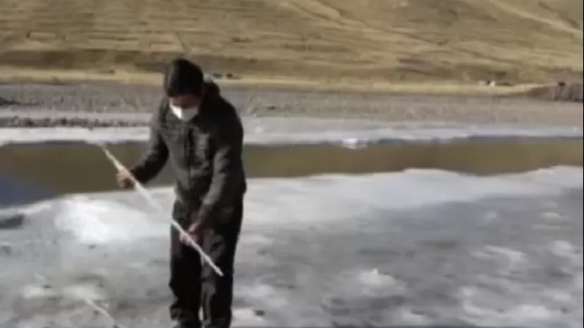 Puno: Intensa helada congela ríos y lagunas en zonas altoandinas