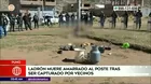 Puno: Ladrón murió amarrado en poste tras ser capturado por pobladores