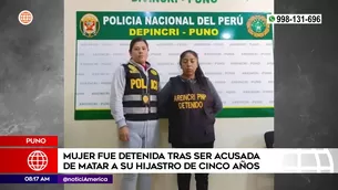 Mujer fue detenida | Video: América Noticias