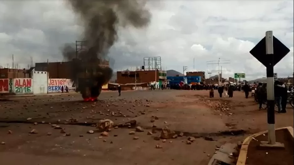 Los pobladores exigen mayores obras para Juliaca. Foto: Canal N