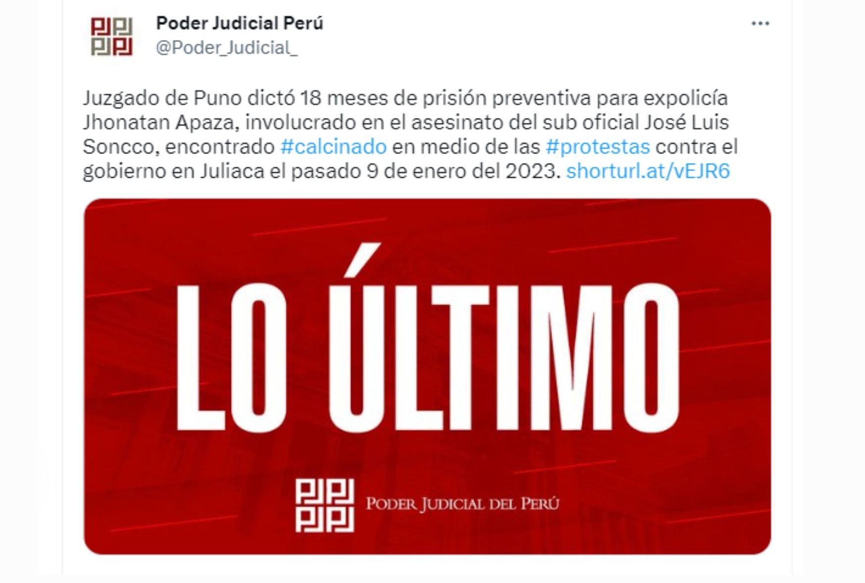 Puno Poder Judicial Ordenó 18 Meses De Prisión Preventiva Contra