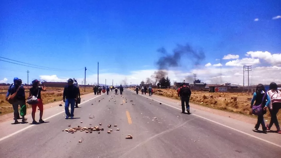 Paro en Puno por contaminación del Titicaca. Foto referencial