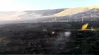 Puno: Reportan incendio forestal en la provincia de Chucuito