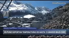 Puno: Reportan temperaturas de hasta 15 grados bajo cero