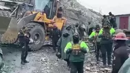 Puno: rescatan a 12 mineros retenidos en un socavón