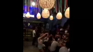 Discoteca de Punta Hermosa. Foto: captura de video.