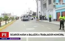 Punta Hermosa: Sicarios mataron a balazos a trabajador municipal - Noticias de punta-sal