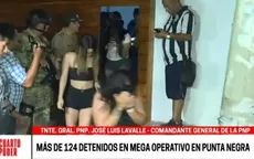 Punta Negra: Policía detiene a 124 personas con armas y abundante droga en mega operativo - Noticias de punta-hermosa