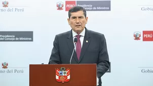 El presidente del Consejo de Ministros, Luis Arroyo Sánchez, señaló que el nuevo gabinete está conformado por profesionales con experiencia y compromiso con el país. Indicó que esta gestión se inicia en un contexto que requiere serenidad y firmeza. Foto: PCM. Video: Canal N