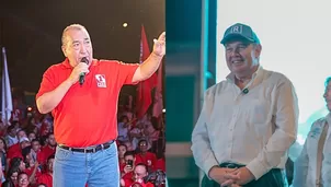 JNE confirma que Rafael López Aliaga y Mario Vizcarra continúan como candidatos presidenciales. Audiencia pública resolvió sus apelaciones. Fotos: Facebook. Composición: Canal N. Video: Canal N