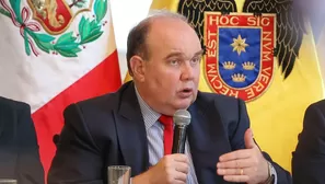 López Aliaga exige más recursos para seguridad y la salida del Perú de la Corte IDH. Foto: Andina