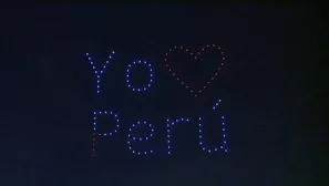 ¿Qué fue el show de drones en el Circuito Mágico del Agua? Foto y video: Canal N