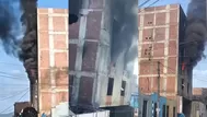¿Qué ocurrió en el incendio reportado en Barrios Altos del lunes?