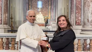 ¿Qué pasó en la reunión privada de Dina Boluarte con el Papa? Foto y video: Canal N/Presidencia