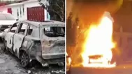 ¿Quién incendió camioneta del comisario de Huacho esta madrugada?
