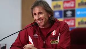 Entrenador de la selección Ricardo Gareca 