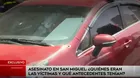 ¿Quiénes eran las víctimas del asesinato en San Miguel y qué antecedentes tenían?