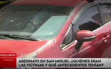 ¿Quiénes eran las víctimas del asesinato en San Miguel y qué antecedentes tenían? - Noticias de protesta